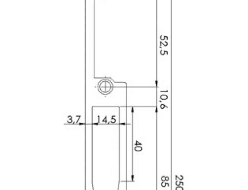 Face plate T22mm