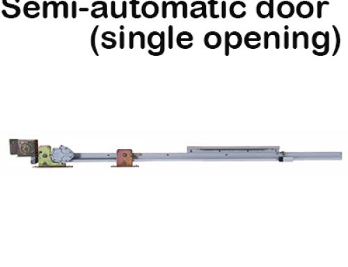 Semi-automatic door (single opening)